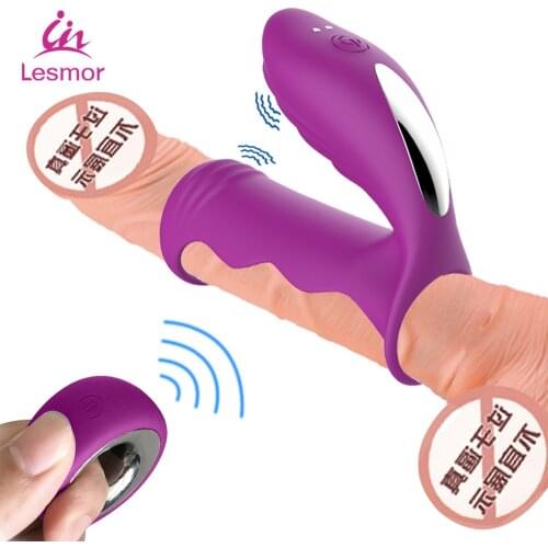 Wearable Dildo Vibrator for Couple Wireless Remote Control Sex Toys for Men Adult Clitoris Stimulation Penis Trainer Sex Shop