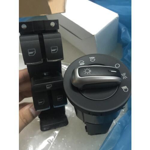 New Headlight Window Control Switch Button For VW 99-04 GTI Golf 4 Jetta MK4 BORA BEETLE Passat B5 B5.5 3BD 941 531 3BD 959 857