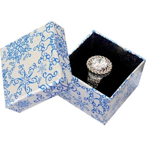 Jewelry Gift Box Jewellery Organizer Chinese Style Ring Paper Boxes Jewelry Packaging Ring Gift Jewelry Storage Cases 5*5*3.8cm