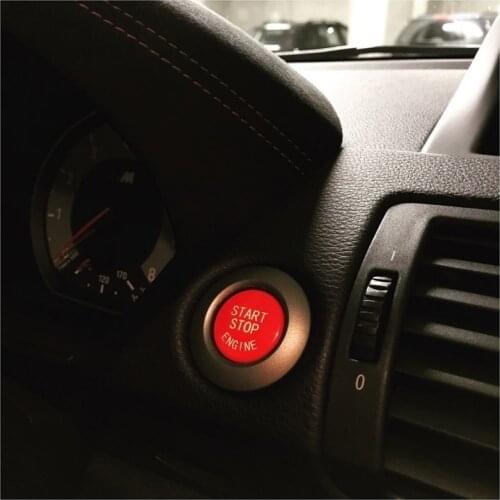 Fit For BMW E87 E60 E83 E84 E89 X1 X5 X6 BMW E90 E91 E92 E93 Car Engine Start Button Replace Cover Stop Switch Accessories Decor