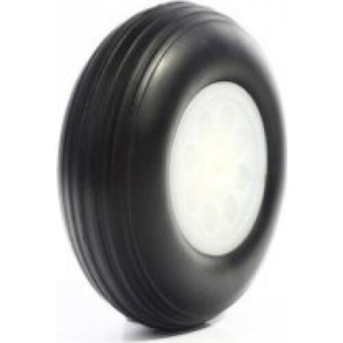 3.25" PU wheel with Plastic Hub 3.25inch (D82.55 x H30 x 5mm) for RC Airplane