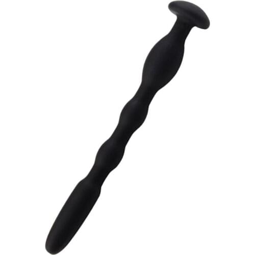 1pc Silicone Multi Beads Stimulate Urethral Sounding Plugs for Men Beginner Sex Toy