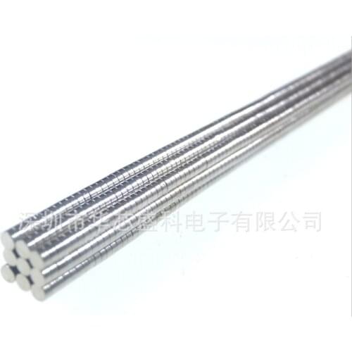 100 pcs Super Strong Round Disc 2x1 2X2 2X3 2X5 2X10 3X1 3X1.5 3X4 3X5 3X8 3X10mm Magnet Rare Earth Neodymium N35