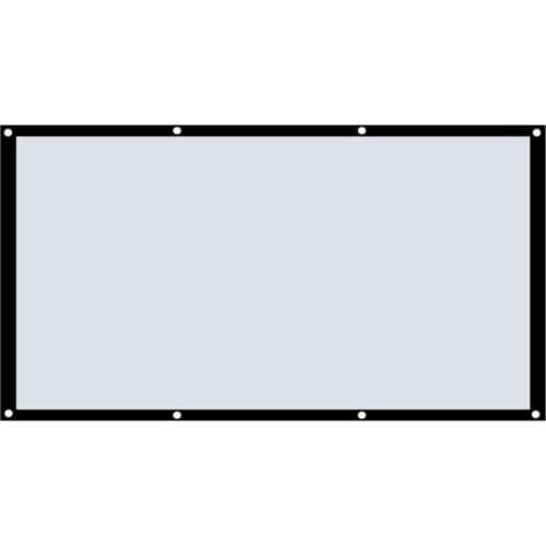 Large Size 16:9 Foldable Design Home Projection Screen Soft Polyester Film Theater Outdoor Movie Video Screen for Projector