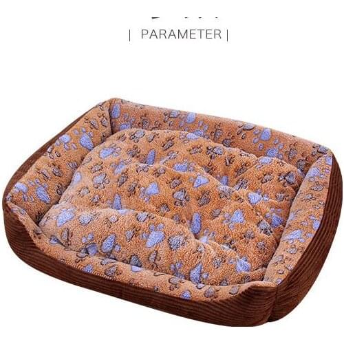Dog Bed Waterproof Washable Warm Corduroy Padded Pet House Mat Perros Soft Sofa Kennel Dogs Cats house For large dogs