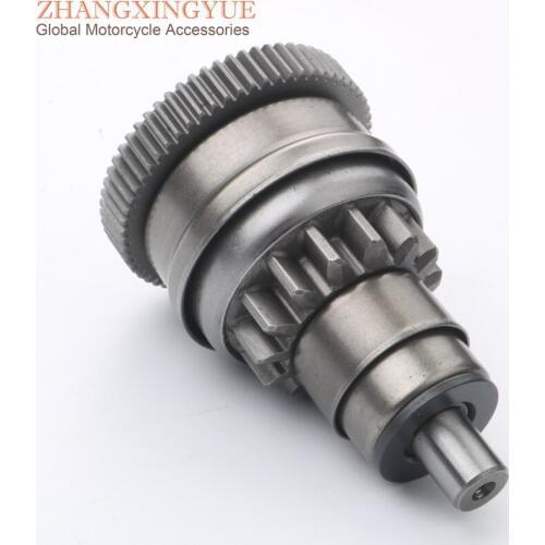 Starter Motor Clutch Gear for PIAGGIO Liberty Rst Sport Ptt Eu 2 50 Fly 50 Typhoon E3 Ch 50cc 2T 14T/63T 82531R 100254670