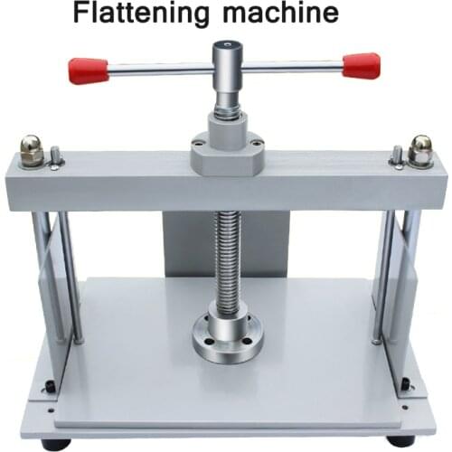 Voucher Bill Paper Flattening Machine Flattening Thickness Adjustable Manual Flattening Machine Can Pressure 130MM Thickness