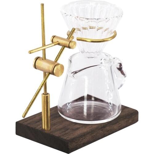 1/12 Dollhouse Miniature Glass Pour Over Coffee Set Toy Decor Accessories