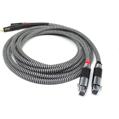 1Pair yivosound HIFI DIY Audio Video Male Female XLR RCA Cable