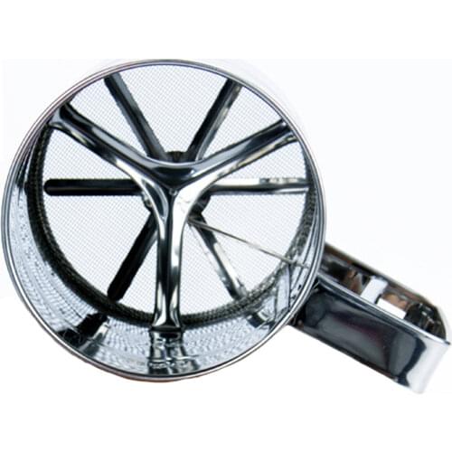 1Pc Stainless Steel Hand-held Flour Sieve Small Single Layer Sieve Baking Hand-screened Flour Sifter Baking Accessories