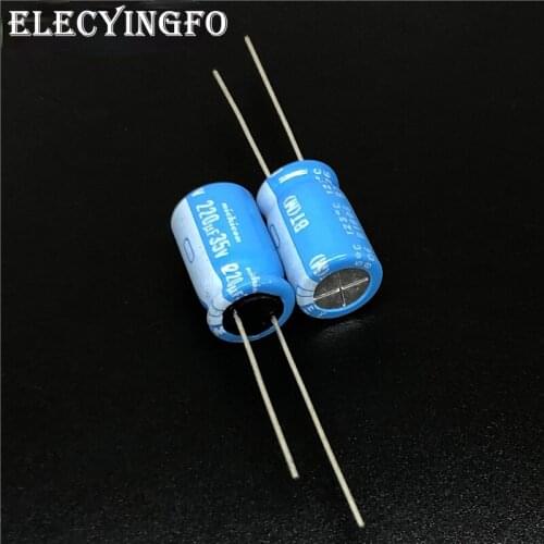 5pcs/50pcs 220uF 35V220uf NICHICON BT Series 10x16mm Highly dependable reliability 35V220uF Aluminum Electrolytic capacitor