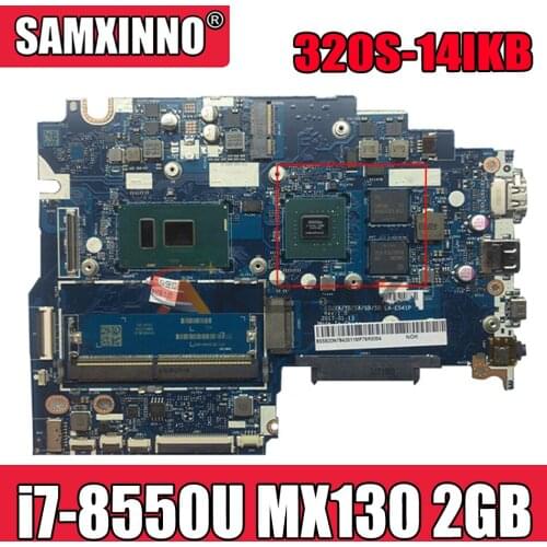 Akemy For Lenovo 320S-14IKB 520S-14IKB Laptop Motherboard LA-E541P CPU i7-8550U GPU MX130 2GB Tested 100% Work