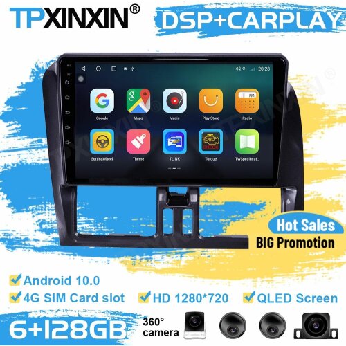 360 Cameras Car Radio 2 Din Stereo Receiver Android For Volvo XC60 2009 2010 2011 2012 GPS Player Auto Audio Head Unit