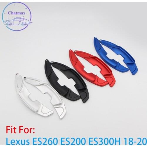 Car-Styling DSG For Lexus ES260 ES200 ES300H 2018-2020 Aluminum Alloy Steering Wheel Shift Paddle Shifters Extension