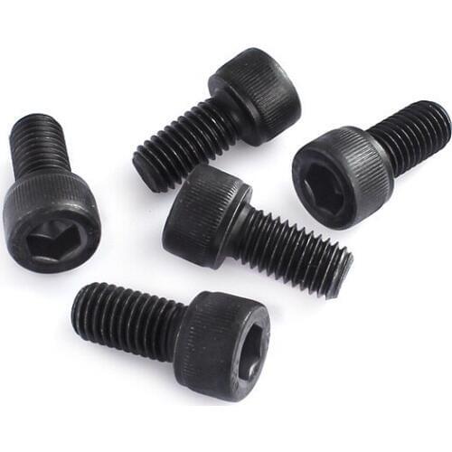 Black/white nickel 12.9 cup head hexagon socket head bolt M4*6 8 10 12 14 16 18 20 22 25 28 30 35 40 65 75 85 95 100 105 140 150