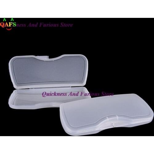 1pc PVC Plastic Durable Transparent Matte Polarized Clip Sunglasses Glasses Case Hard Box Eyewear Accessories