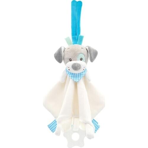 Baby Plush Stuffed Toys Cartoon Dog Soothe Appease Towel Appease Doll For Newborn Soft Comforting Towel Sleeping Toy Gift