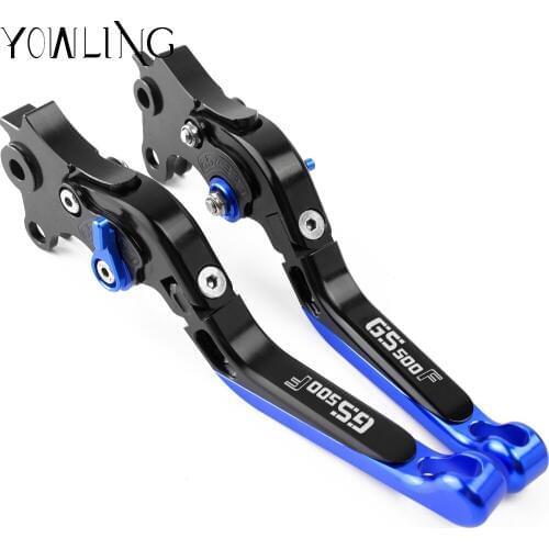 For SUZUKI GS500F 2004 2005 2006 2007 2008 2009 Accessories Handlebar Extendable CNC Adjustable Clutch Brake Levers