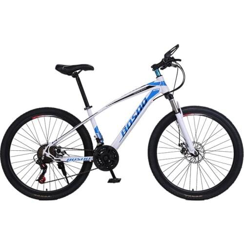 26 Inch Mountain Bike 21 Speed Before and After Double Disc Brake Bicycle