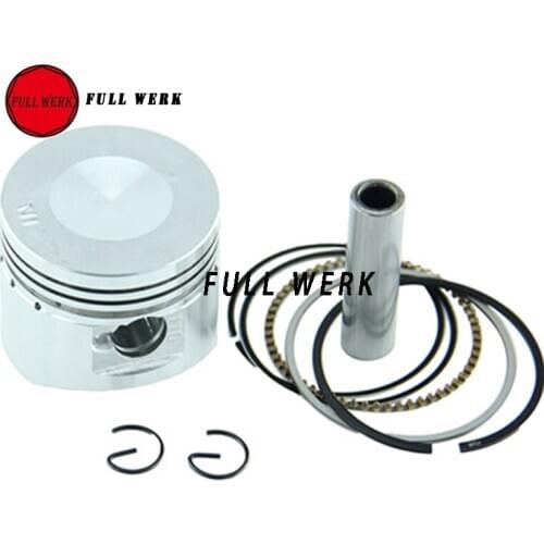 HH-120 Motorcycle 52.4mm Piston Ring 13mm Pin Set Kit Assembly for 110cc 125cc ATV Dirt Bike & Go Kart
