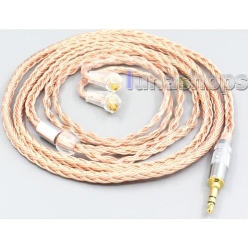 LN006761 2.5mm 4.4mm 3.5mm XLR 16 Core 99% 7N OCC Earphone Cable For Sony XBA-H2 XBA-H3 XBA-Z5 xba-A3 xba-A2