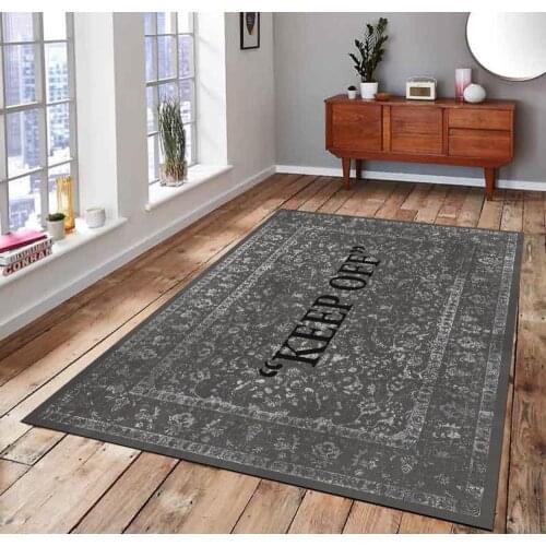 KEEP OFF 20 Classic Patterned Carpet , Fan Carpet Non Slip Floor Carpet,Teens Carpet,Area Rug