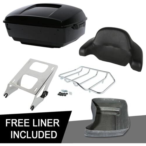 Motorcycle King Pack Trunk Pad Mount Kit For Harley Tour Pack Touring Electra Glide Street Glide Road Glide FLHR 2014-2020