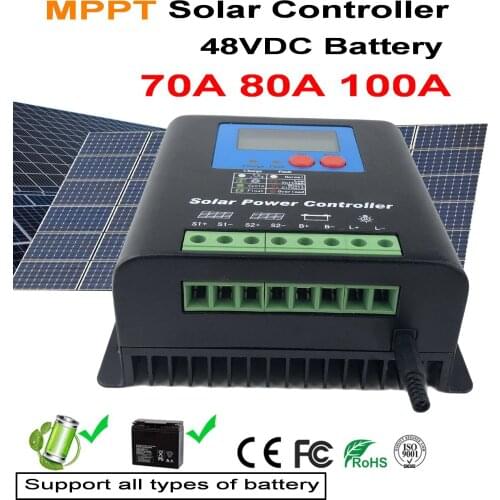 MPPT 48V 70A 80A Solar Panel Charge Controller ALL Battery output 70A 80A 36V 48V battery pack Solar Power Controller