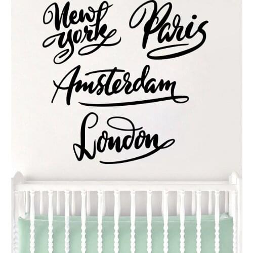 Beauty English words Wall Decal Living Room Removable Mural For Baby Kids Rooms Decor Vinyl Art Decal