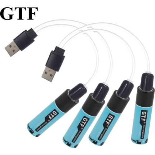 Lithium-refillable stack, gtf, 1.5v, aa, 2000mah, high capacity, 3000mwh, fast charged, with magnetic load cable