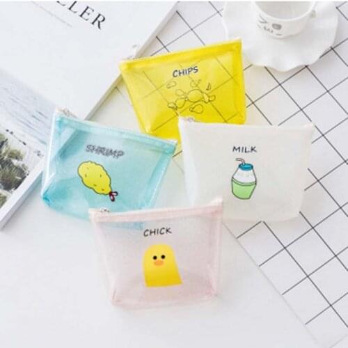 Cartoon Small Coin Purses Bag Cartoon Cute PVC Zipper Mini Girl Lady Change Money Key Holder Wallets Children Coin Pouch Gift