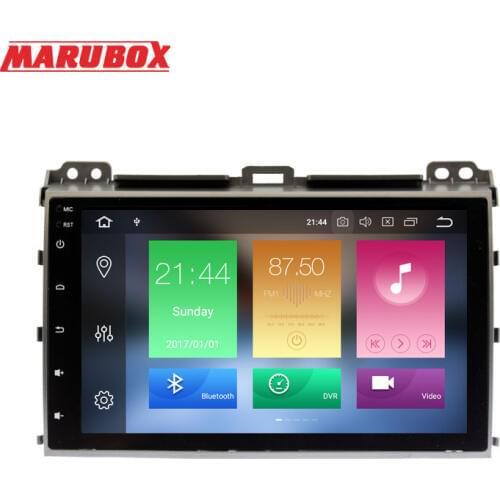 MARUBOX 2 Din Android 9.0 Eight Ocre 4GB RAM For Toyota Prado 120 Land Cruiser 9" IPS GPS Radio Car Multimedia Player 9A107PX5