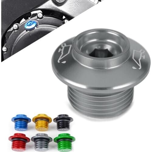 Motorcycle cnc Accessories Cover Engine tank oil Protective Screw For DUCATI MULTISTRADA 1200 10-17 X DIAVELS 16-19