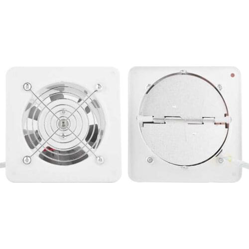 25W 220V Wall Mounted Exhaust Fan Low Noise Home Bathroom Kitchen Garage Air Vent Ventilation Household Supplies