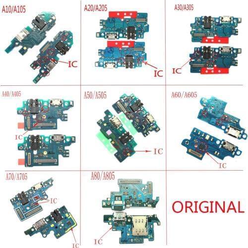 Original USB Charging Dock Port Connector Flex For Samsung Galaxy A10 A20 A30 A40 A50 A60 A70 A80 A90 A105/205/305/405/505/605