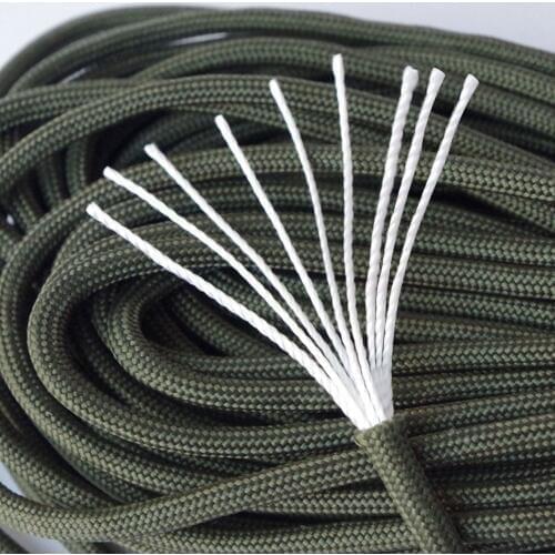 31 Meters 9 Strands Paracord 4mm 550 IB Rope Cuerda Escalada Mil Spec Type Outdoor Camping Survival Tent Equipment Cord Koord