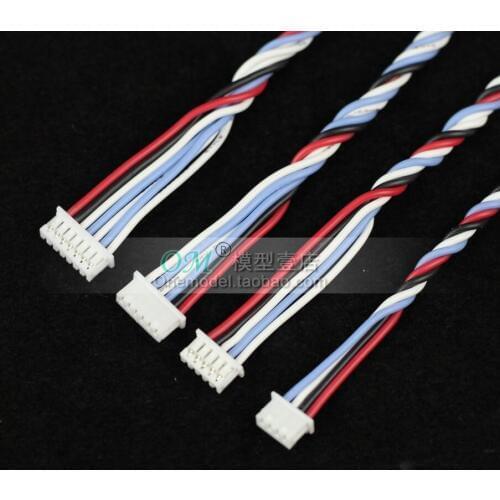 5PCS/SH1.25MM 4 5P 6P 7P 150mm Transmitter Camera Adapt Connecting Cable Transfer Silicone Cord Wire f RUNCAM FOXEER TX2 RXSR