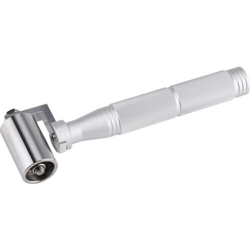 1PC 34mm / 40mm Stainless Steel Flat Pressure Roller Wallpaper Apply Hand DIY Tool Platen Roller Wheel Bearing