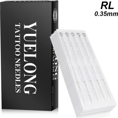 Professional 0.35mm Tattoo Needles 3RL 5RL 7RL 9RL 11RL 13RL 14RL Size Disposable Assorted Sterile Tattoo Needles
