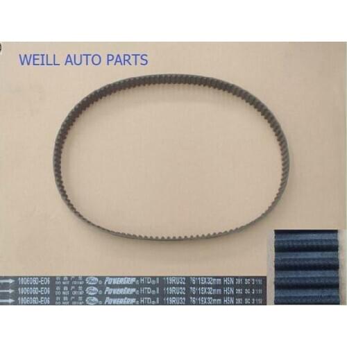 Weill 1006060-E06 119RU32 Timing belt for Great wall 2.8TC engine