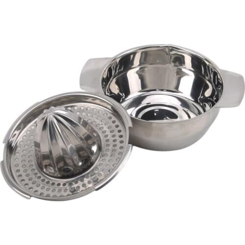 Silver Stainless Steel Manual Juicer Portable Lemon Orange Fruit Juicer Kitchen Accessories Tool Manual Juicer