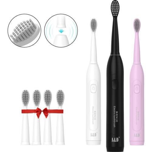 Sonic Power Electric Toothbrush For Children Adults 5 Modes Ultrasonic Waterproof Portable Whiten Oral Health Care Tooth Brush