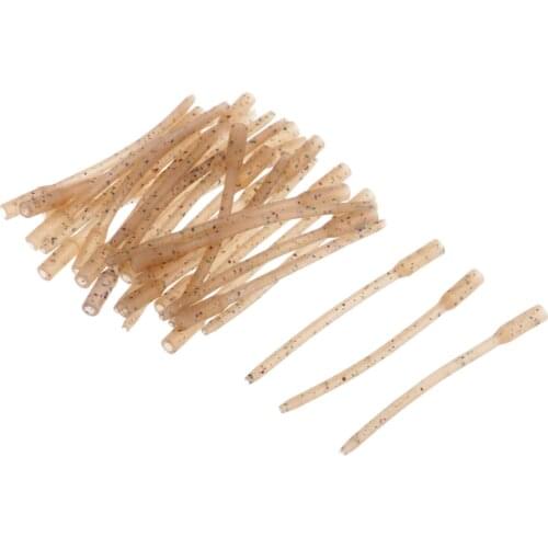 30pcs 2'' Carp Fishing Rigging Sleeves Anti- Sleeves Connect Hook Sleeves Rig Accessories Carp Fishing Terminal Tackles