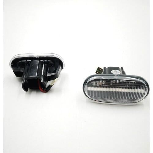 2PCS Led Dynamic Side Marker Turn Signal Light Sequential Blinker For HONDA Prelude CRX S2000 Integra Fit Del Sol Acura Civic