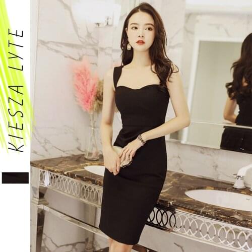 Women Summer Black Dress 2020 New Arrival Slim Party Cocktail Mini Dresses Robe Femme