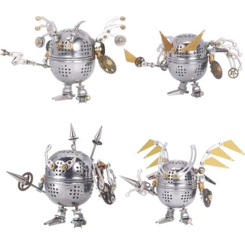 1pcs /4pcs DIY Metal Puzzle Model Kit 3D Assembly Mechanical Jigsaw Craft Home Decor Assembly Models Educational Stem Toys Gift