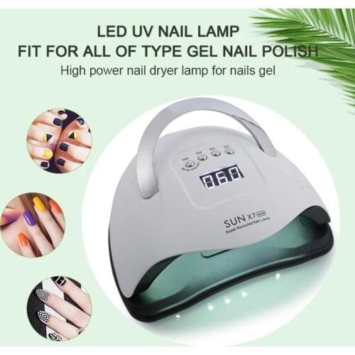 114W New Nail Dryer UV LED Nail Lamp For Nail Polish Gel Professional Nail Equipment Manicure Apparatus Manicure Art Tools 2021