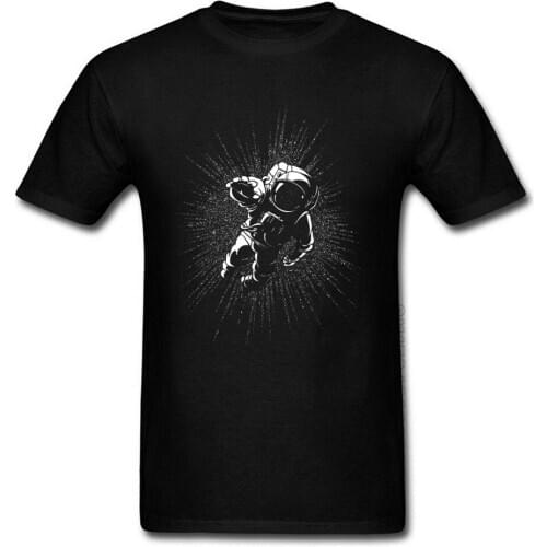 In Black Hole Spaceman 3D T Shirt New Design Summer Fall Short Sleeve Crew Neck Tops Shirt 100% Cotton Mens Camisa Tops Shirts