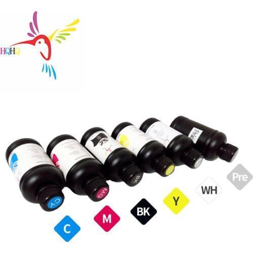 6X250ML LED Curable UV Ink for Rioch Gen5 UV Flatbed Printer for Epson 5113 1390 1400 1410 L800 R290 R330 3D Eff
