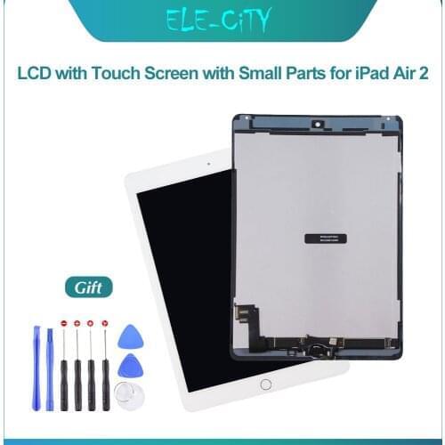 9.7" OEM LCD For A1567 A1566 Touch Screen For iPad Air 2 Assembly Touch Panel Display Digitizer Assembly With Sensor Flex